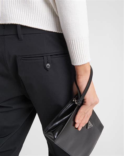 prada techno stretch|Prada Techno Stretch Ankle Pants on SALE .